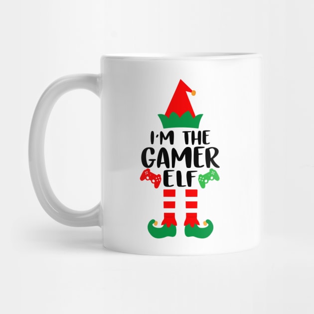 The Gamer Elf Family Matching Group Christmas Video Game Funny Gift by norhan2000